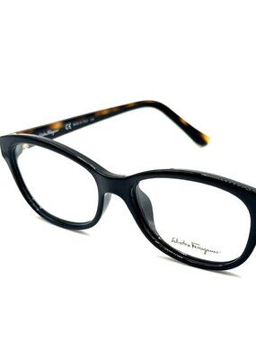 NEW SALVATORE FERRAGAMO SF 2722 001 Black Women Eyeglasses 53mm 16 140
